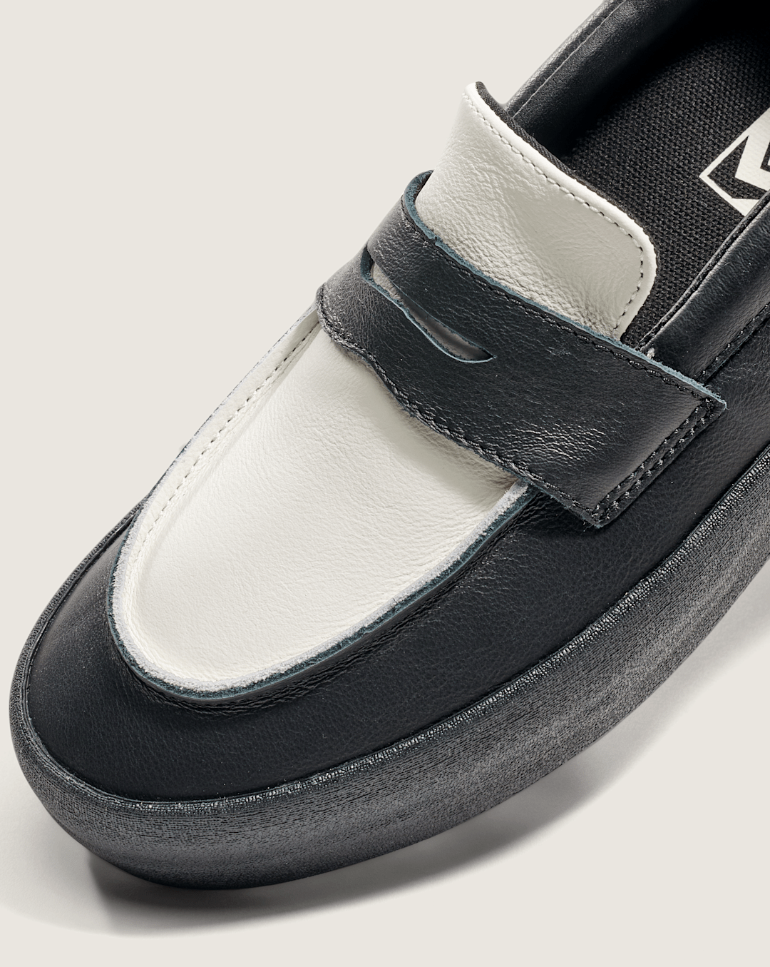 Vans Skate Loafer Shoe in Black / White