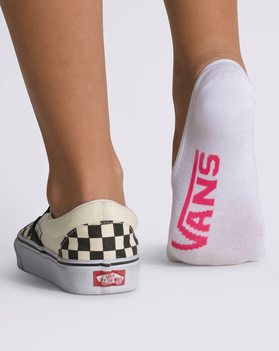 Vans Classic Canoodle 6.5-10 3 Pack White/Wild Orchid No Show Socks