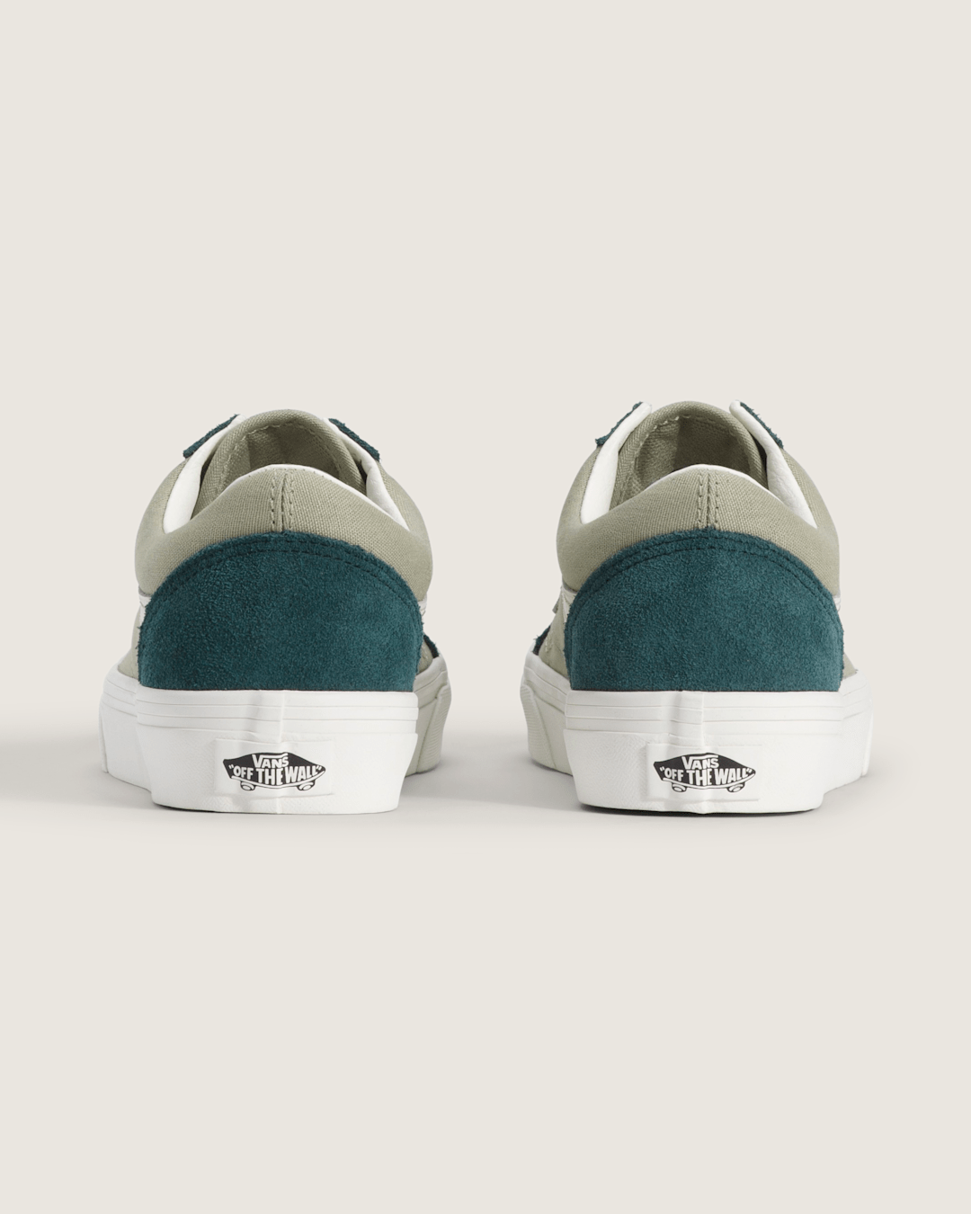 Vans Old Skool Shoe in Pink / Green