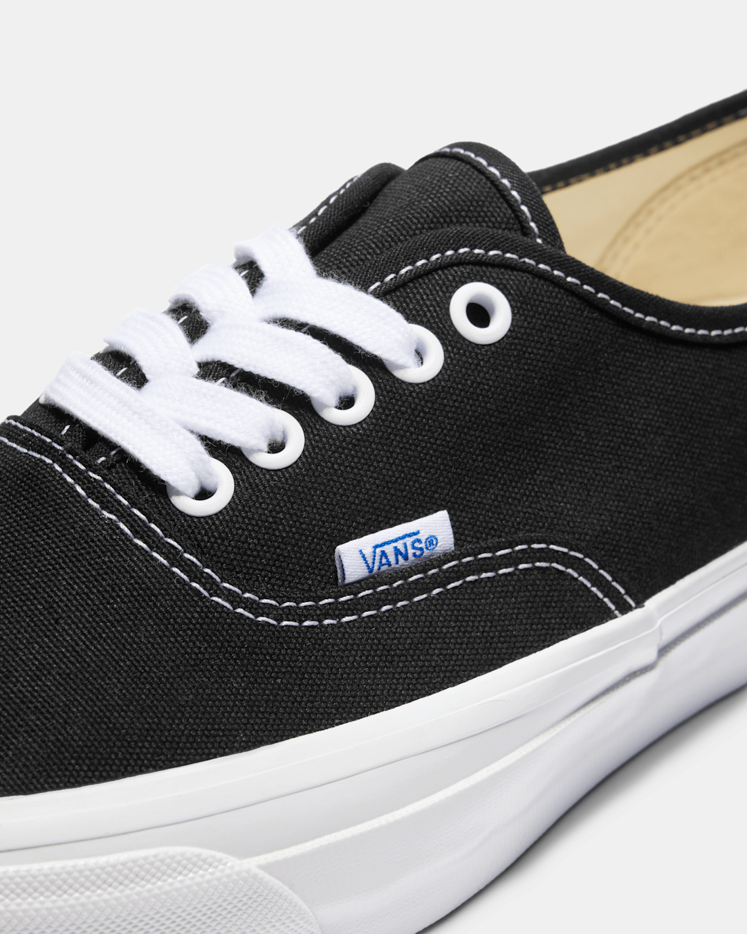 Vans Premium Authentic Shoe in Black / White