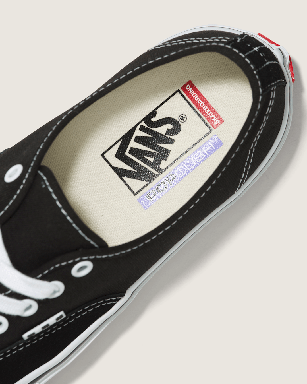 Vans Skate Authentic Black/White Skate Shoe