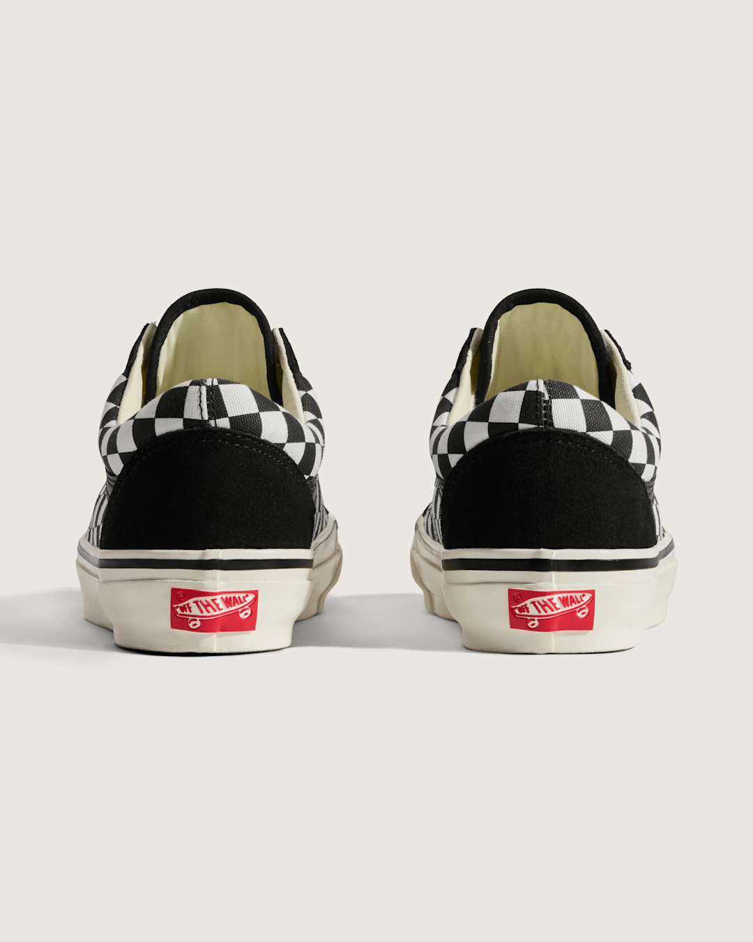 Vans Premium Old Skool Checkerboard Shoe in Black / White