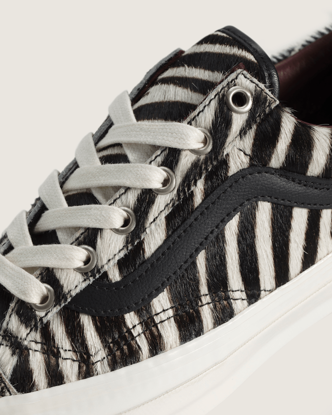 Vans Premium Old Skool 36 Shoe in Zebra Black / White