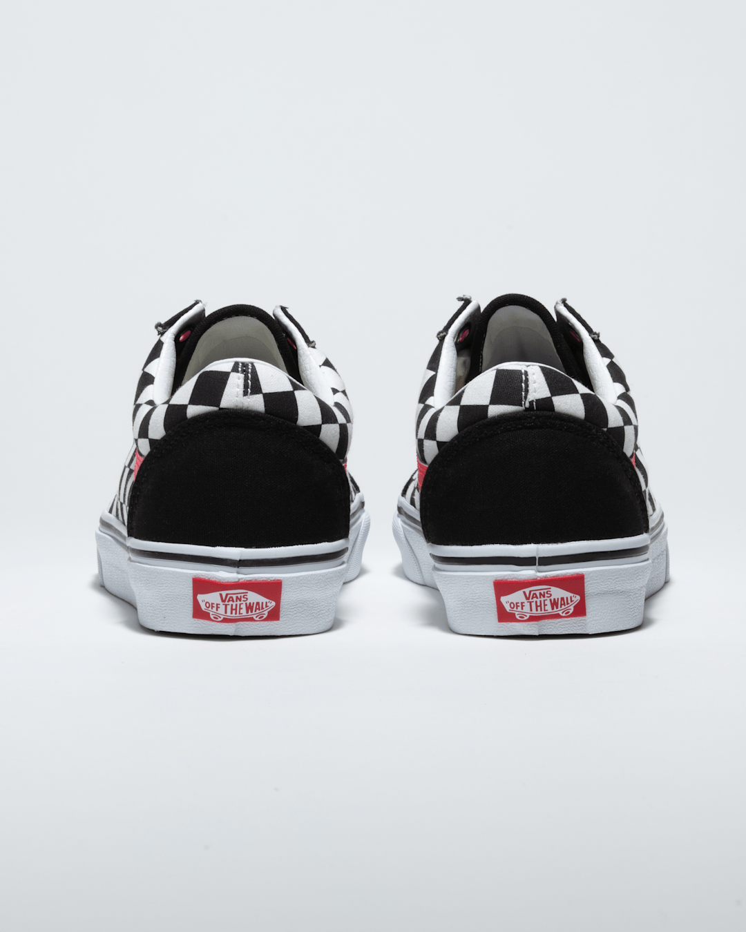 Vans Customs Old Skool Checkerboard Wide Shoe in Customs