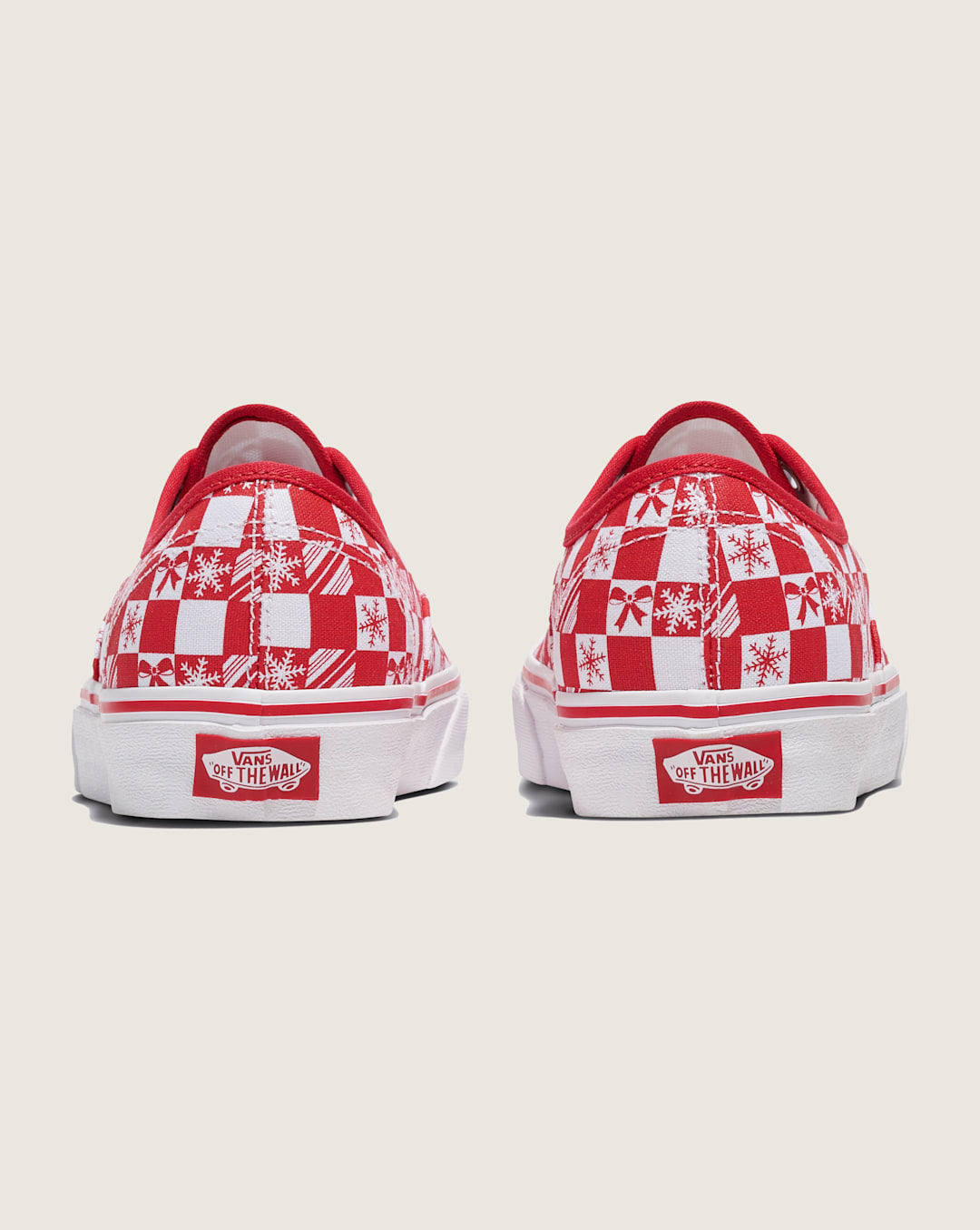Vans Customs Authentic Holiday Checkerboard Shoe in Customs