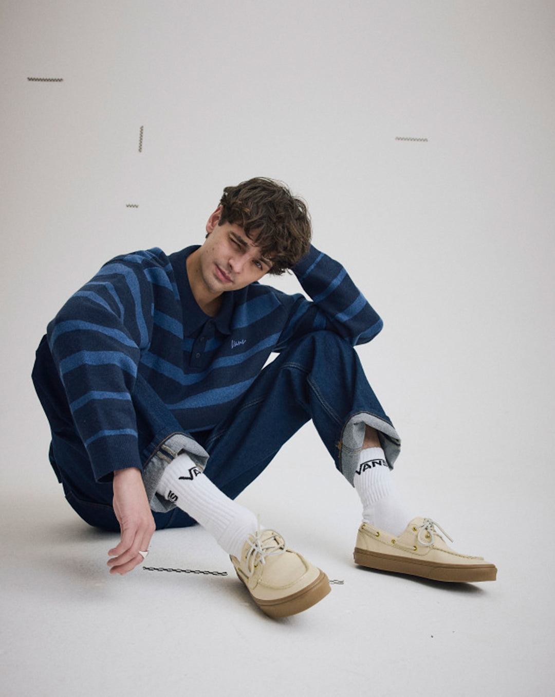 Vans 2-Eyelet Boat Shoe in Tan Brown