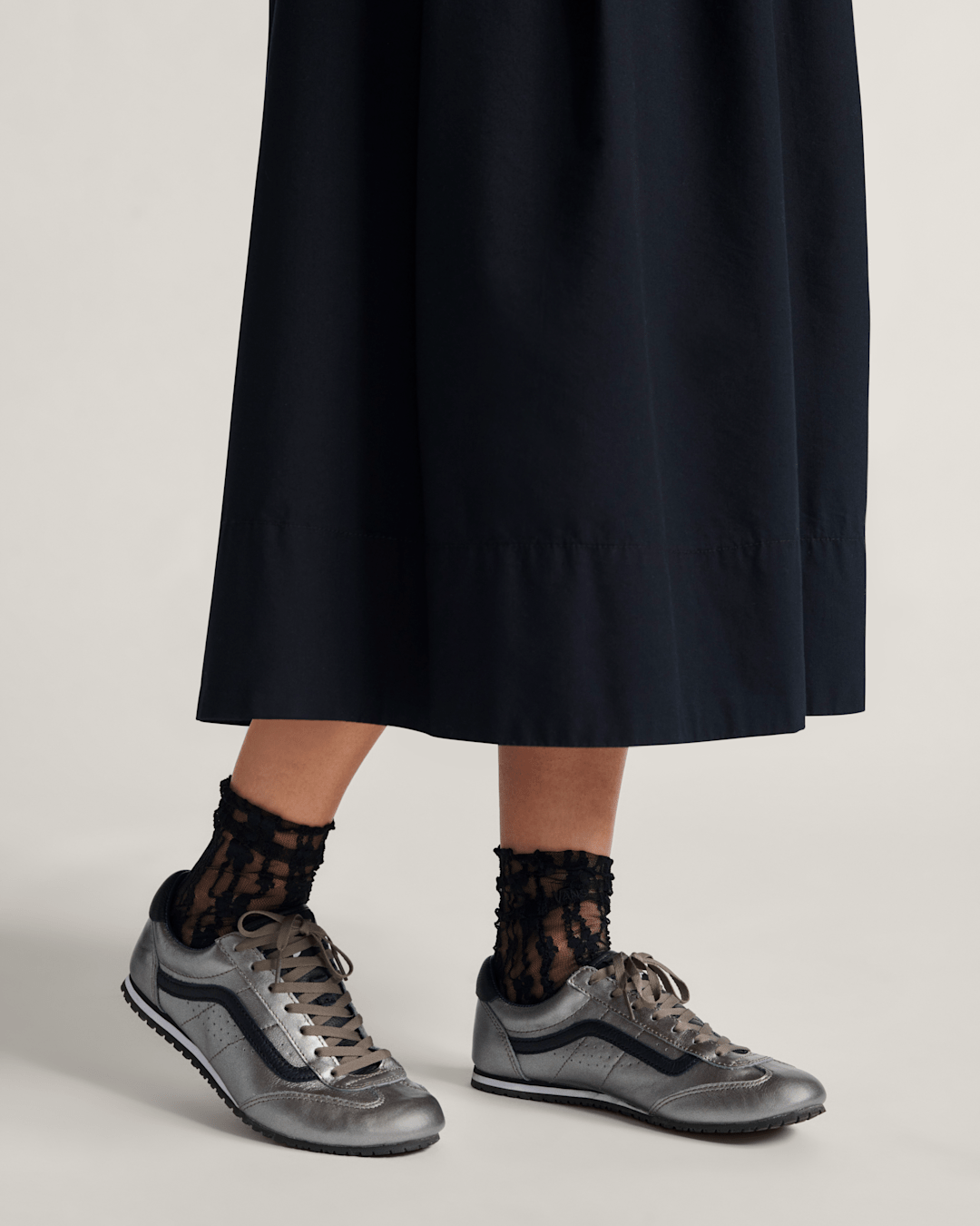 Vans Premium Super Lowpro Shoe in Gun Metal Grey