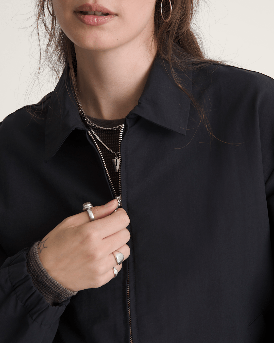 Vans Lightweight Bomber Jacket in Black
