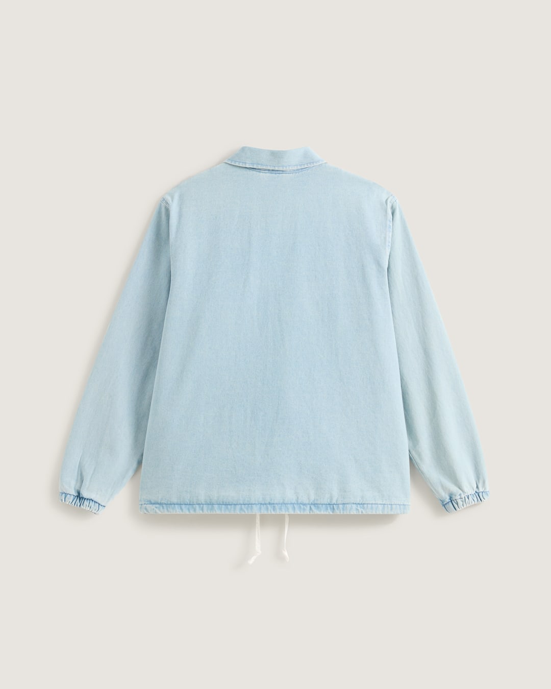 Vans Premium Denim Torrey Coaches Jacket in Light Stonewash Blue