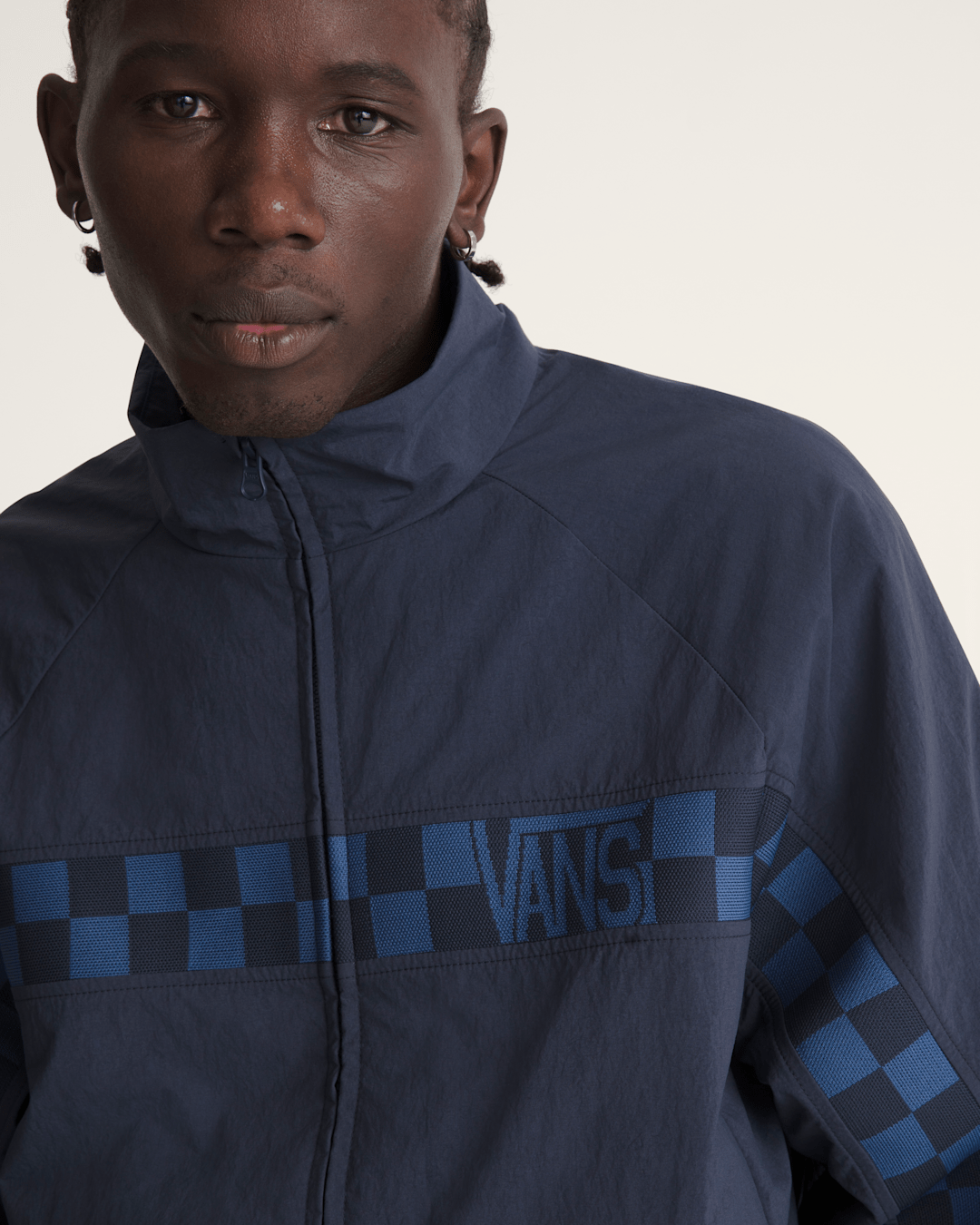 Vans Ronnie Track Jacket in Parisian Night Blue
