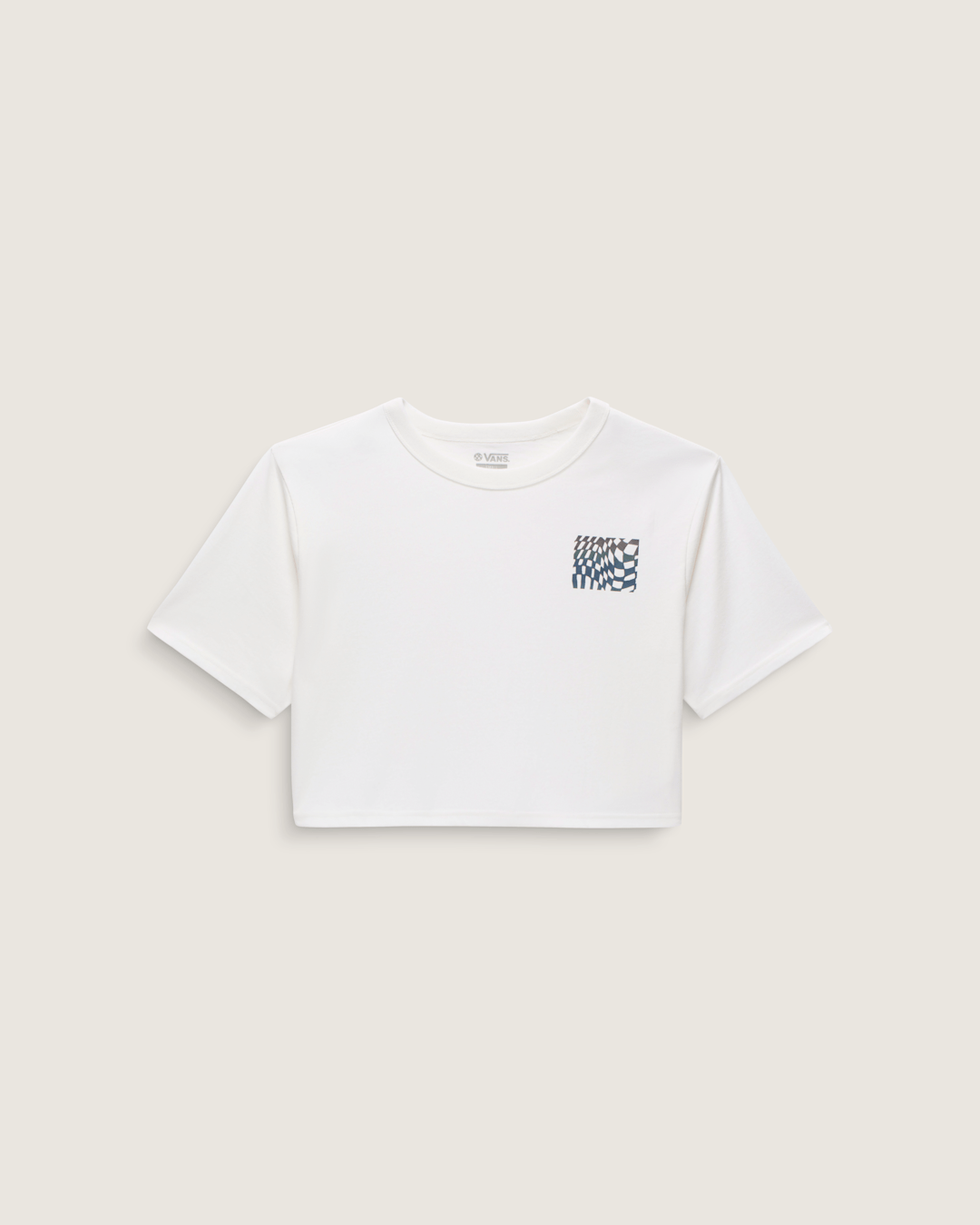 Vans Wildthorn Reflective T-Shirt in Cream White