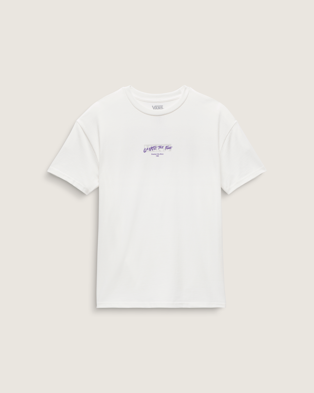 Vans Firemade T-Shirt in White / Purple