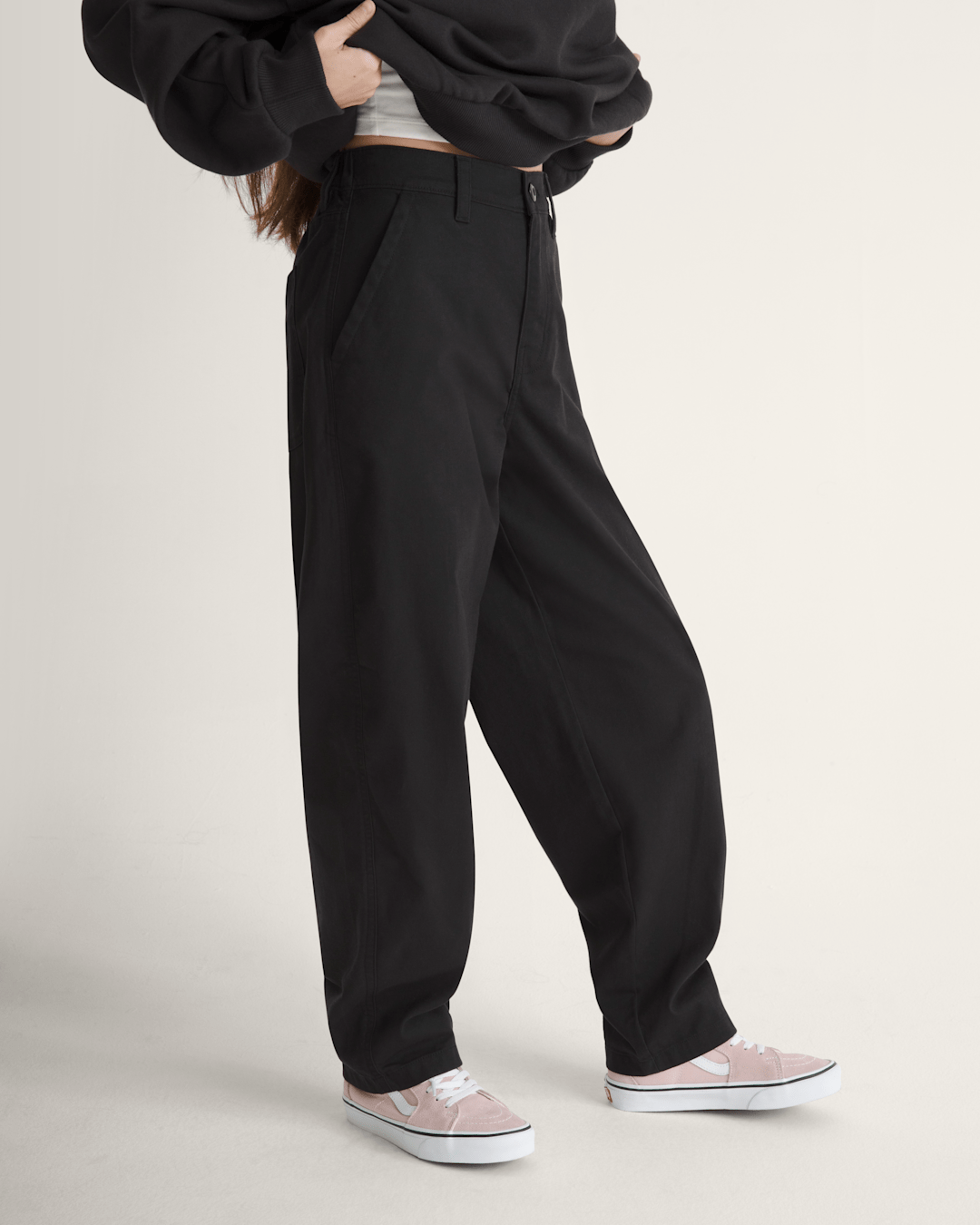 Vans Clifton Barrel Pants in Black