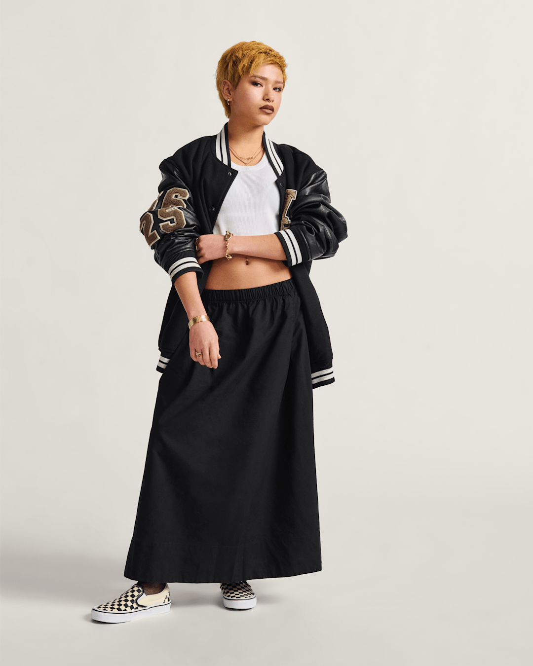 Vans Francesca Full Skirt in Black