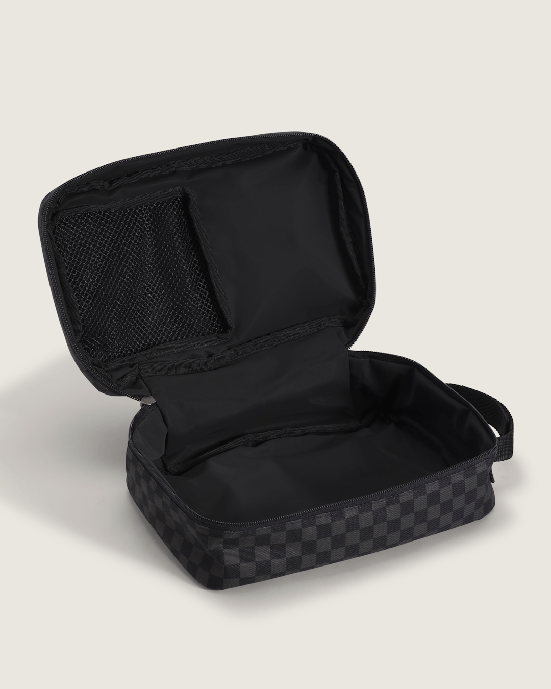 Vans Kids Checkerboard Old Skool Lunch Bag in Charcoal Black