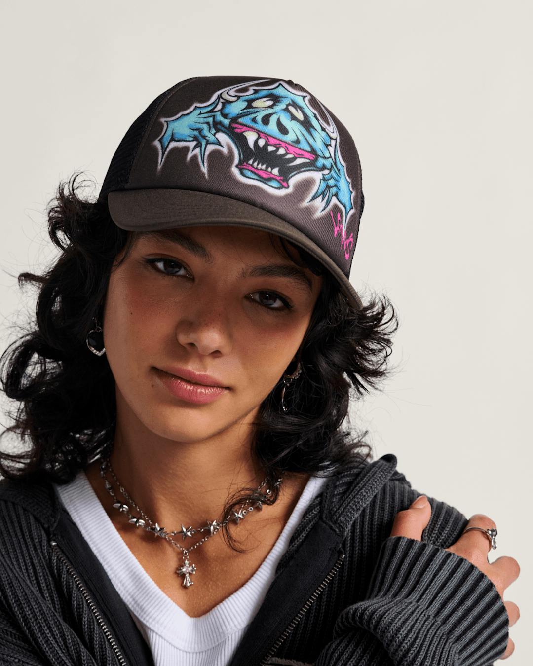 Vans Wyman Trucker Hat in Coal Brown