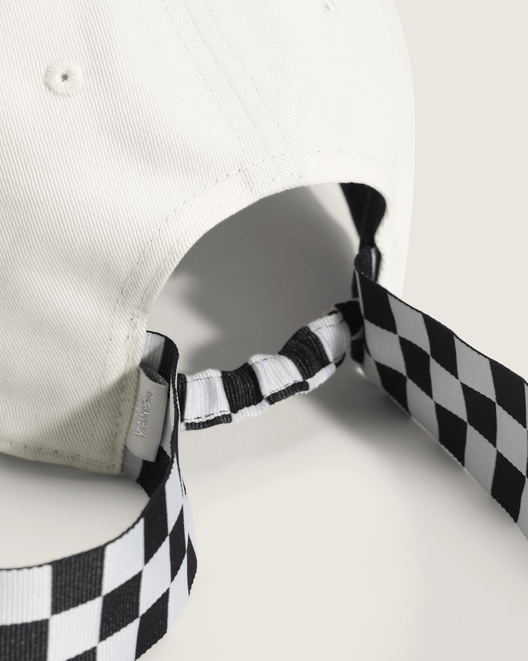 Vans Bow Back Hat in Marshmallow White