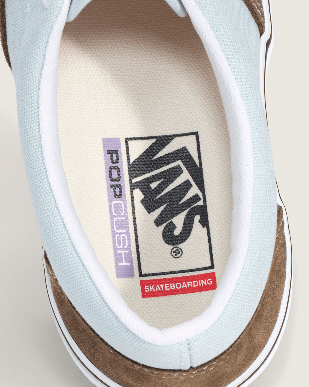 Vans Skate Era Shoe in Brown / Blue