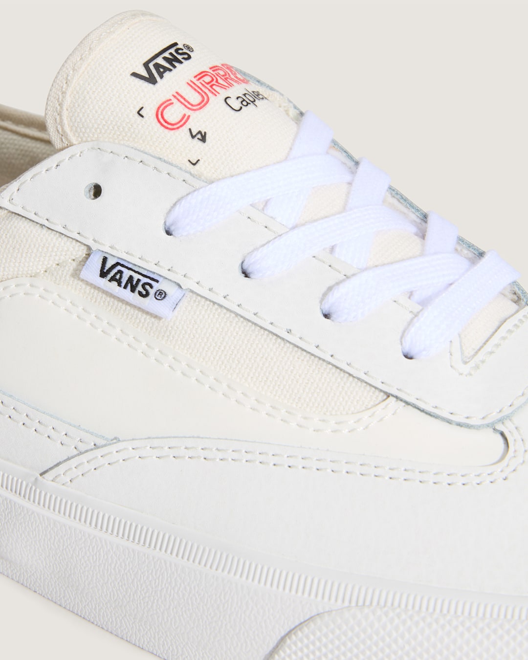 Vans Skate Curren Caples Shoe in Blanc De Blanc White