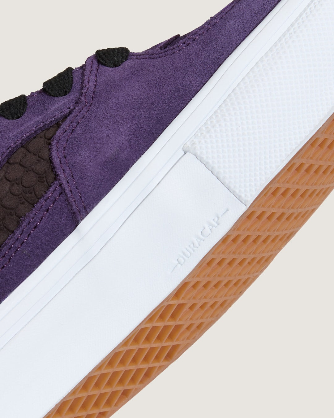 Vans Skate Half Cab Shoe in Croc Grape Purple