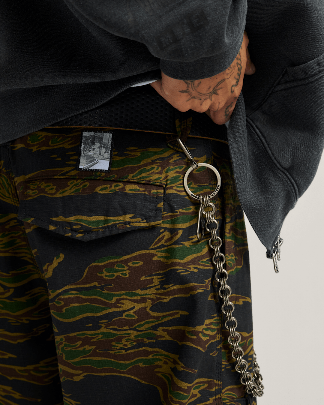 Vans Skate Loose Cargo Pants by Atiba Jefferson in Atiba Camo Black