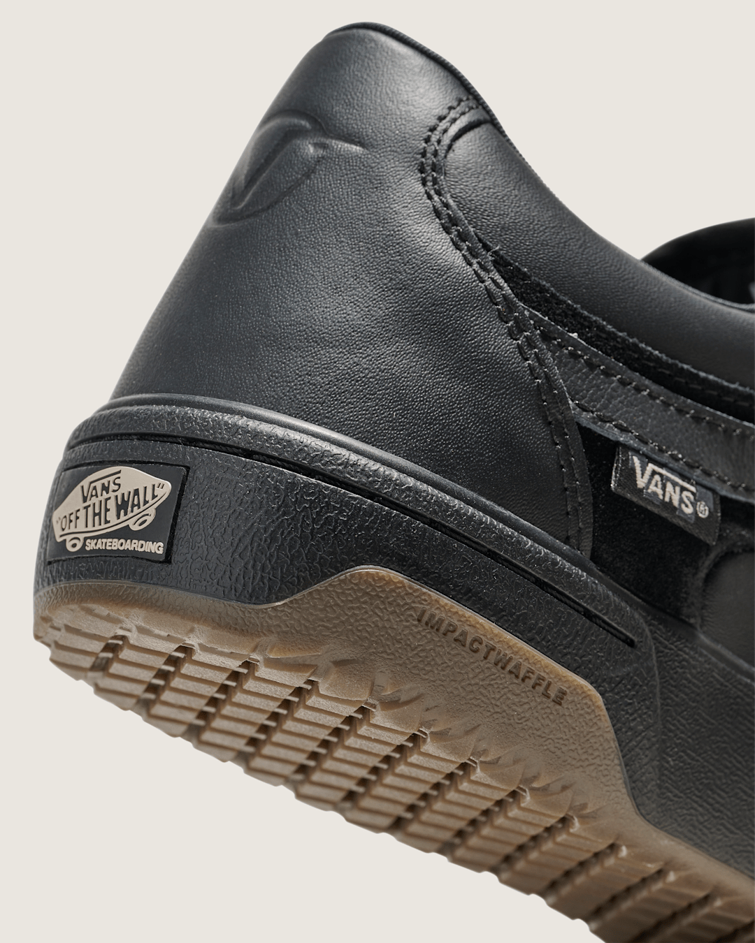 Vans Skate Rowan 2.0 Leather Shoe in Black