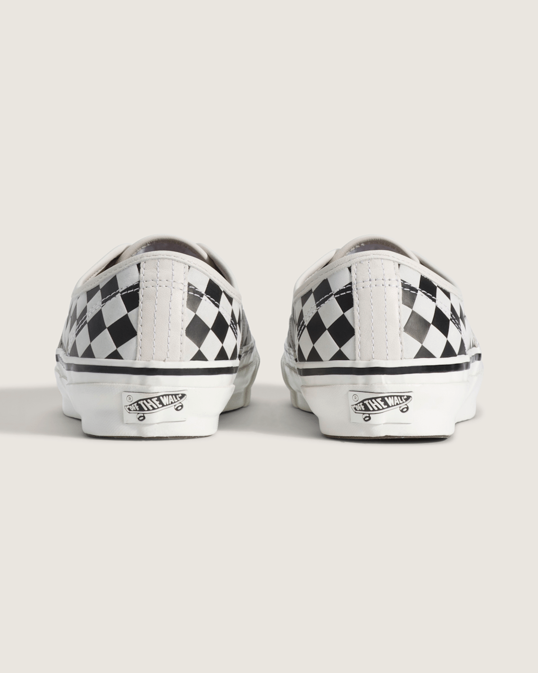 Vans Premium Authentic Shoe in Checkerboard Black / White
