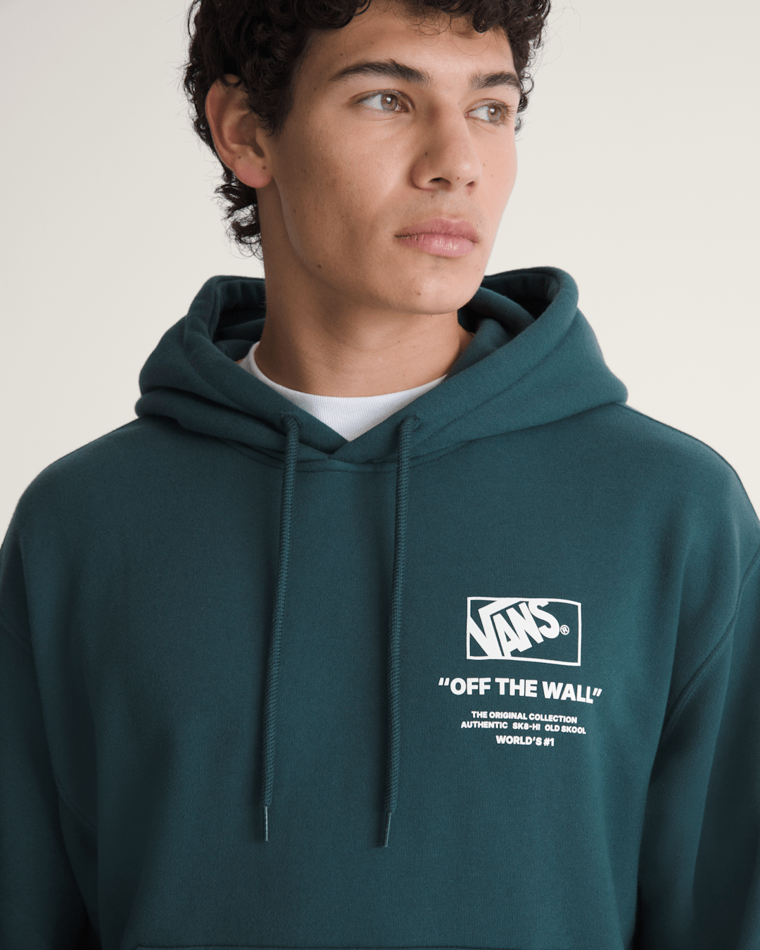 Vans Stacked Hi Pullover Hoodie in Mossy Olive Green