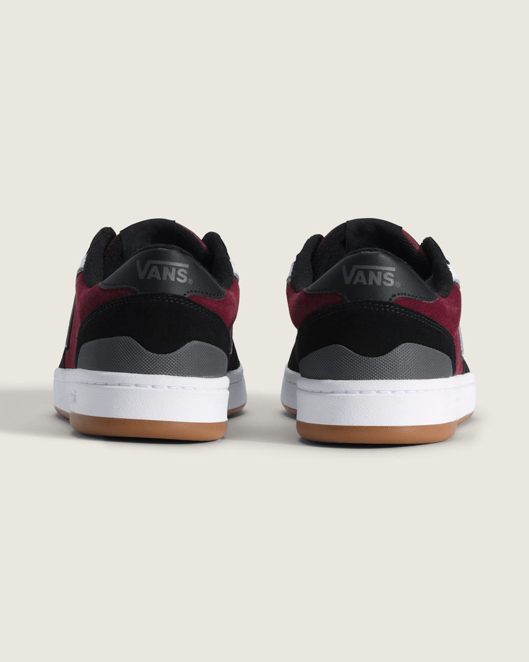 Vans Lowland 2.0 Shoe in Black / Port Red