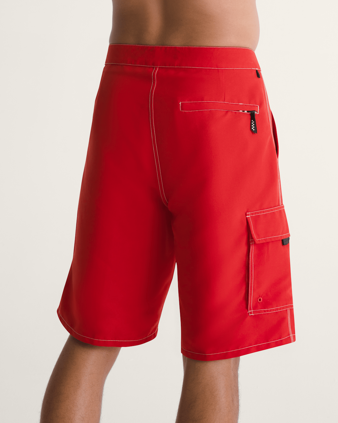 Vans Voyage Long Cargo Boardshorts in Racing Red