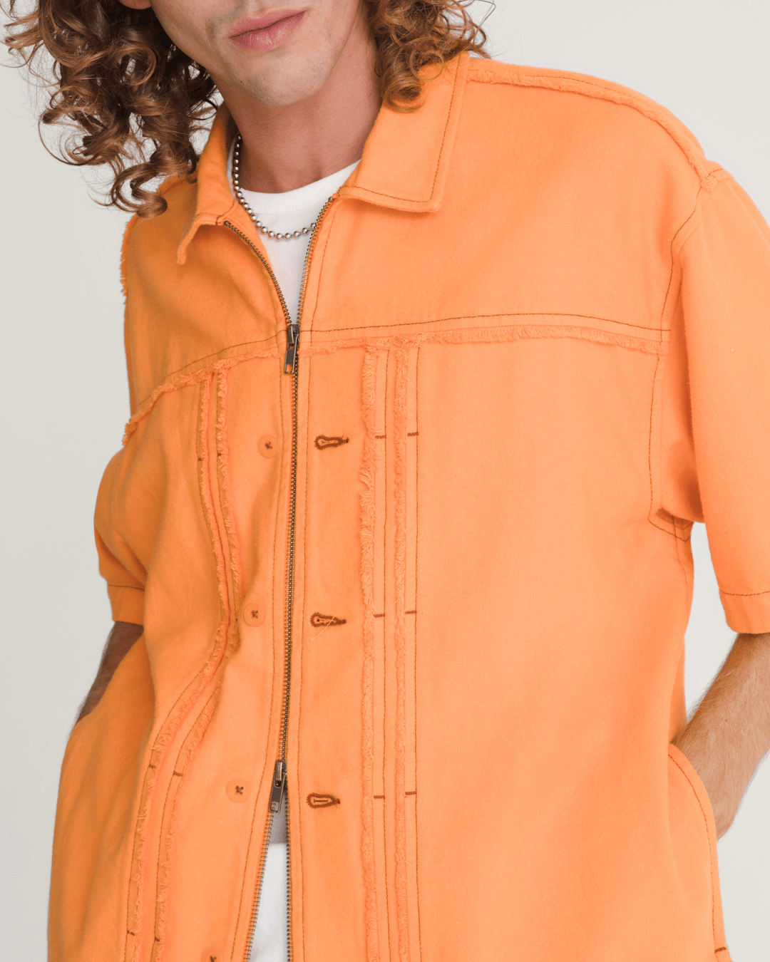 Vans OTW by Vans Double Edge Shirt in Sunset Orange