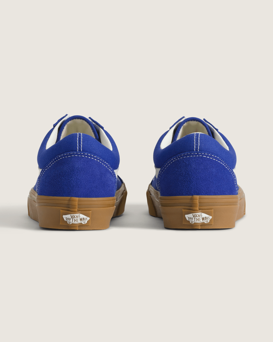 Vans Old Skool Shoe in Gum Royal Cobalt Blue