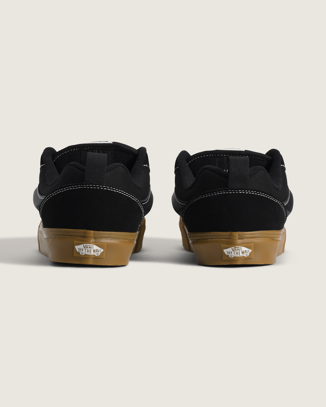 Vans Knu Skool Shoe in Gum Black
