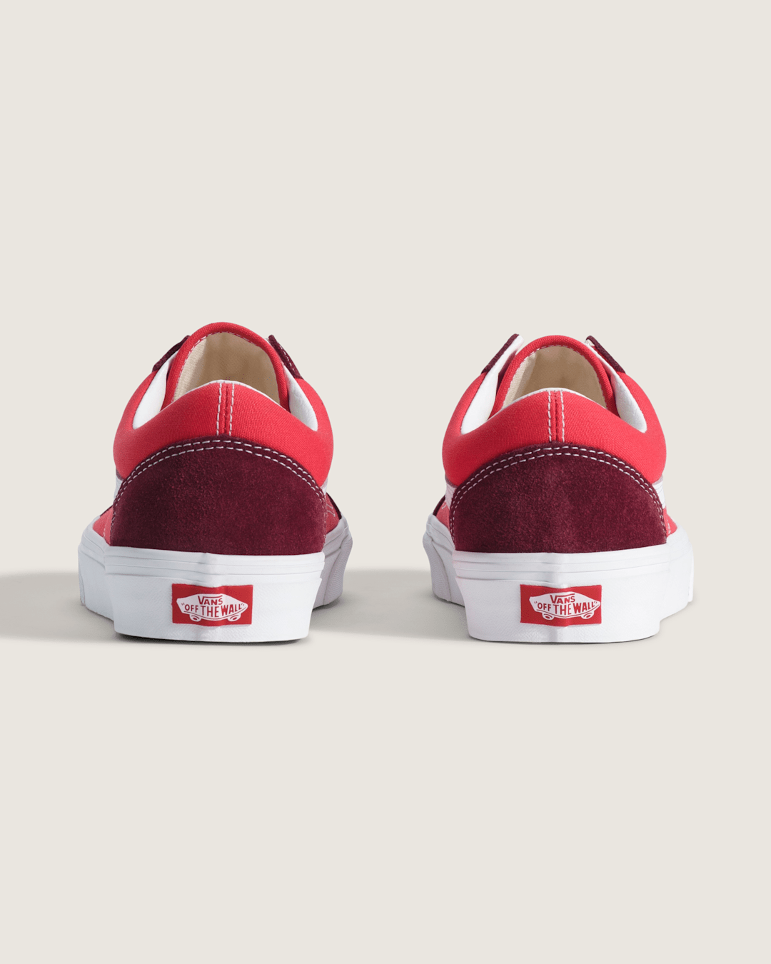 Vans Old Skool Shoe in Crimson Haze Red