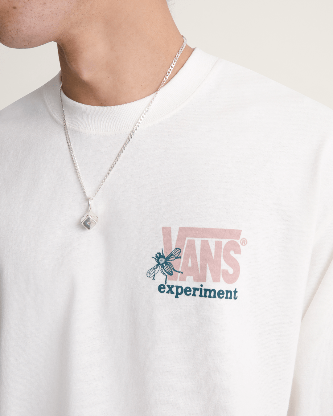 Vans Vans Visions Long Sleeve T-Shirt in Egret White