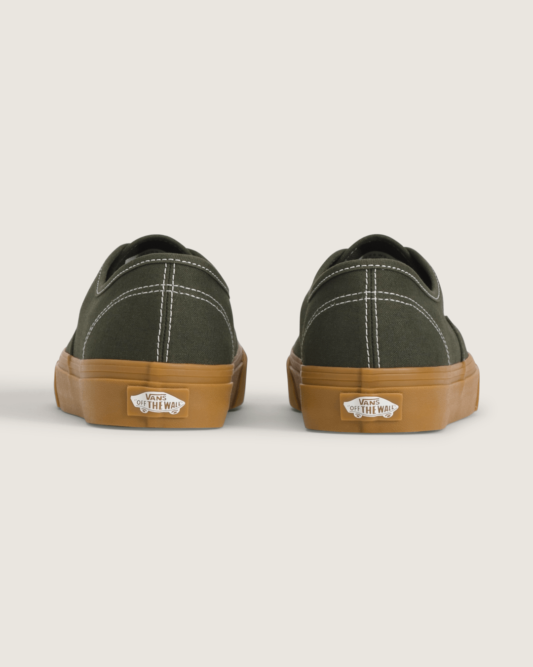 Vans Authentic Shoe in Gum Obsidian Fern Green