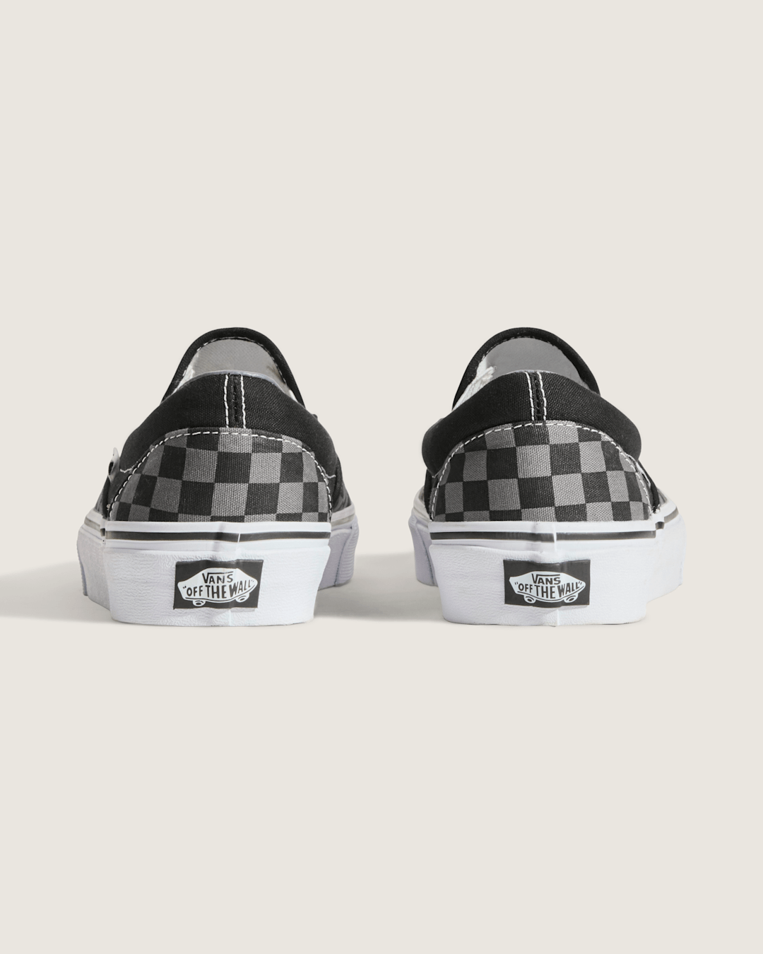 Vans Classic Checkerboard Slip-On Black/Pewter Shoe