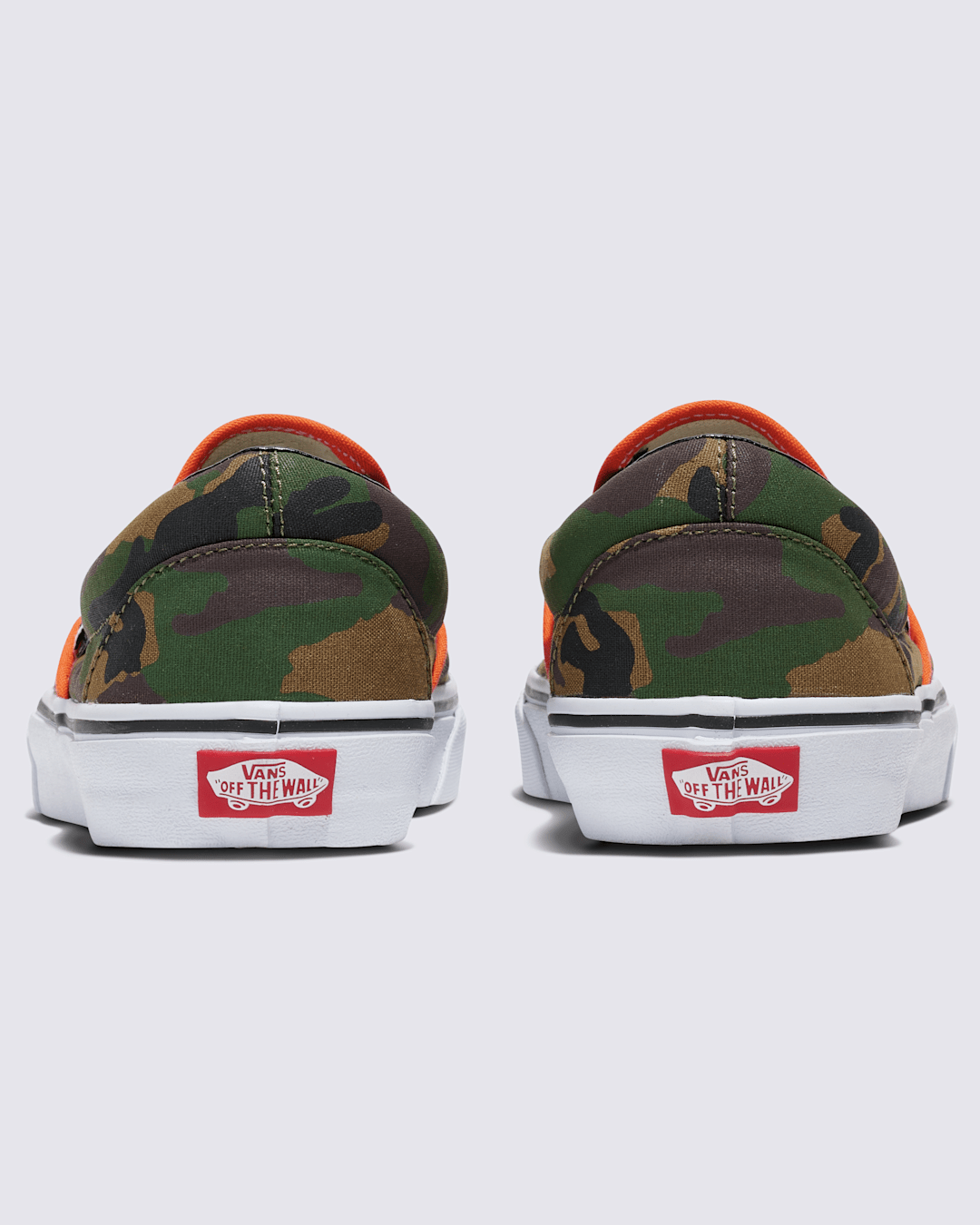Vans Customs Classic Slip-On Shoe in Camo Jungle Green