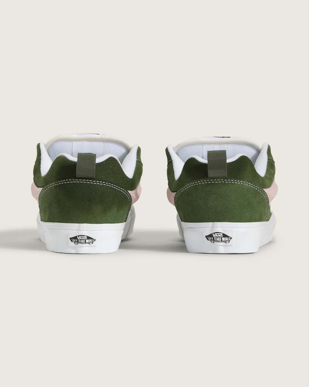 Vans Knu Skool Shoe in Pine Forest Green