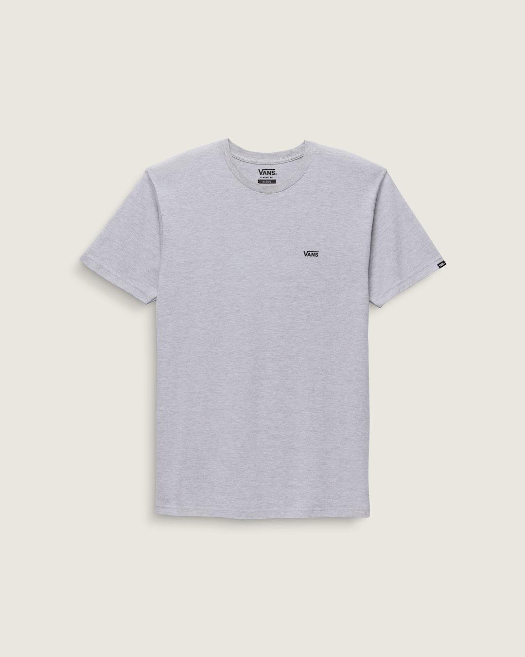 Vans Left Chest Logo T-Shirt in Heather Grey