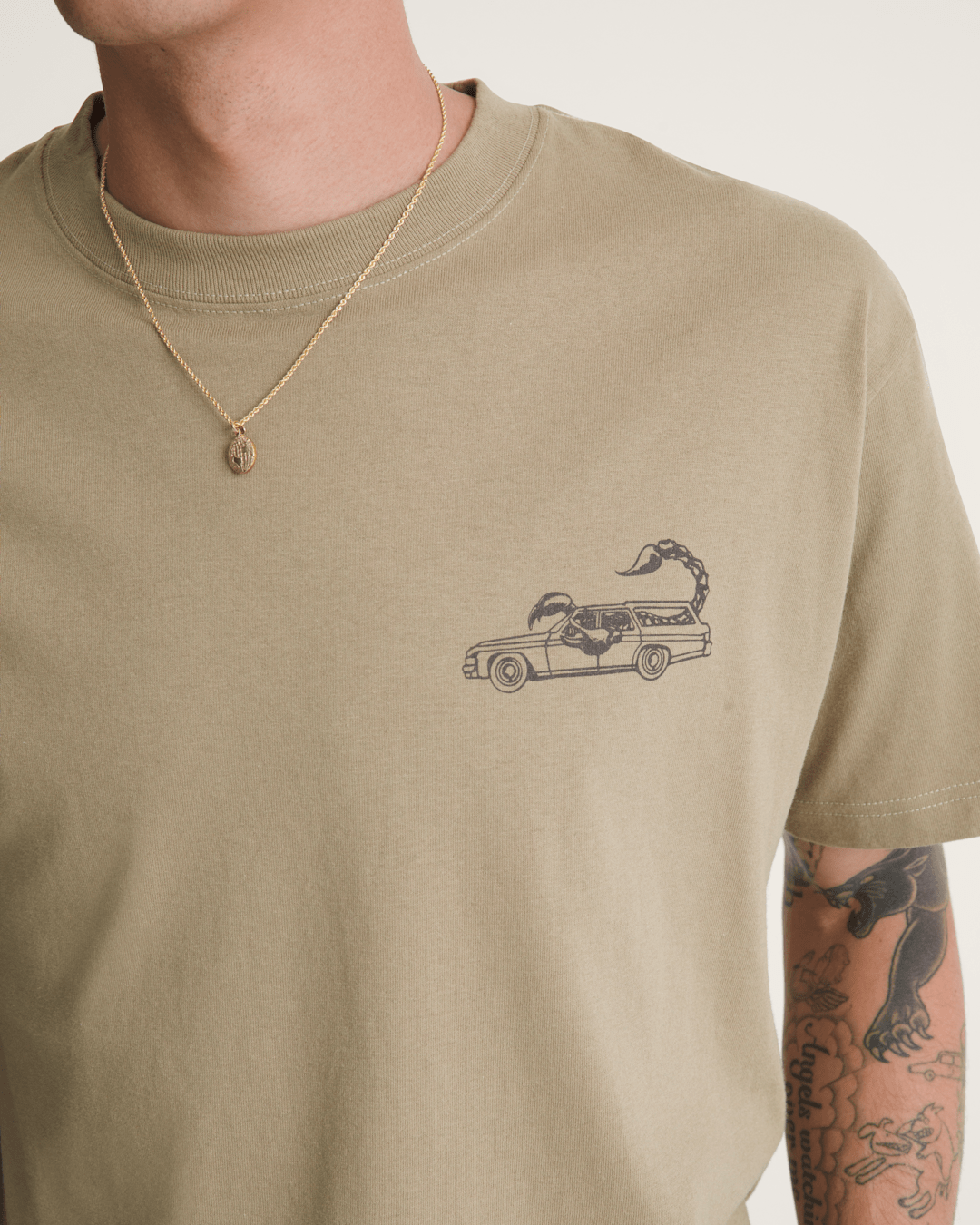 Vans Sting Wagon T-Shirt in Bay Leaf Green