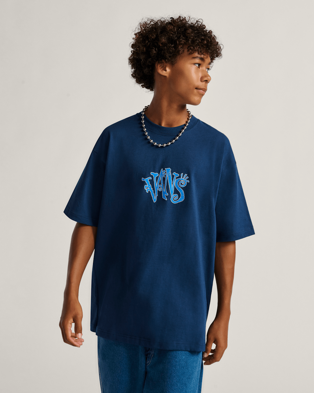 Vans Bromeo T-Shirt in Navy Blue