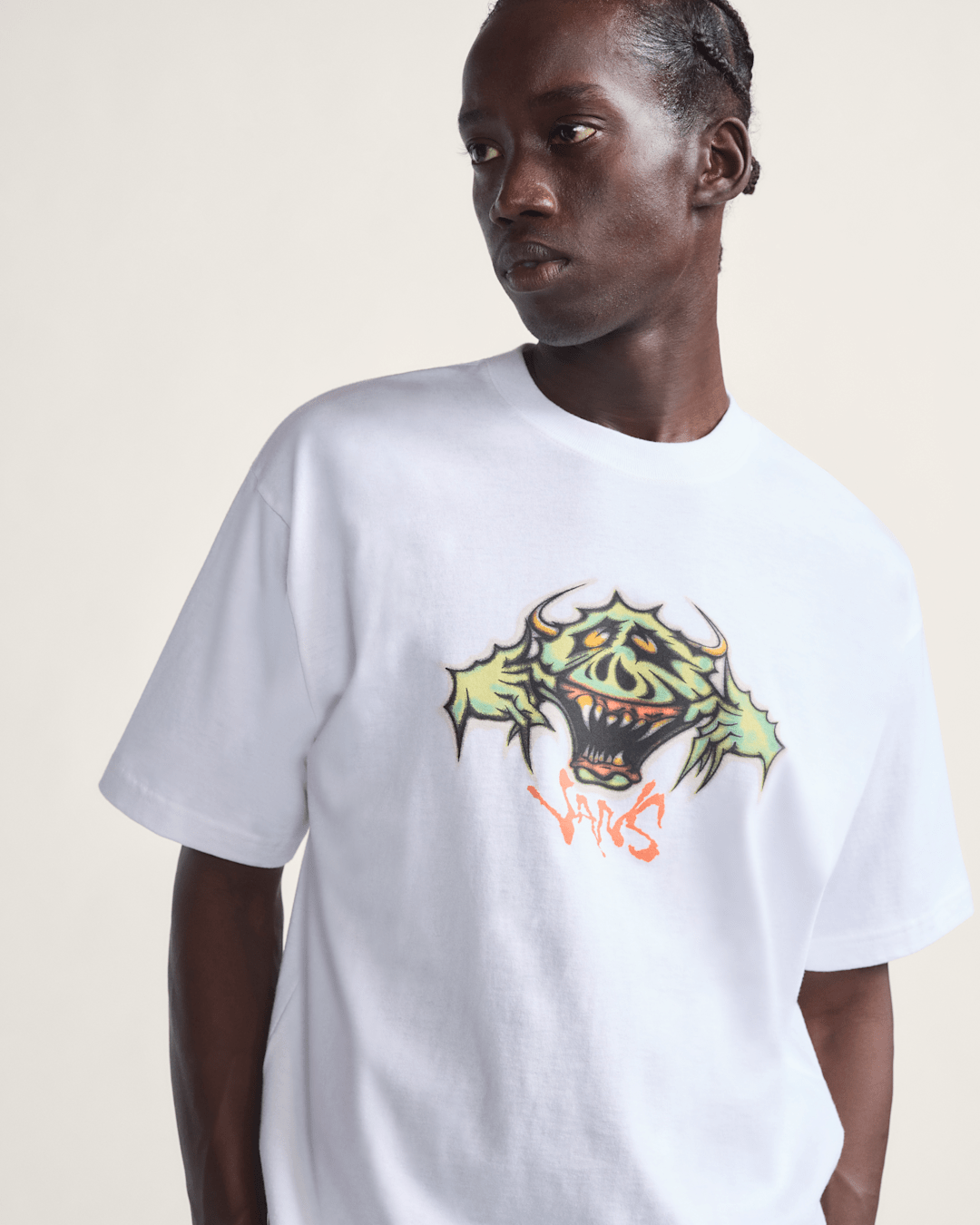 Vans Goofy Ghoul T-Shirt in White