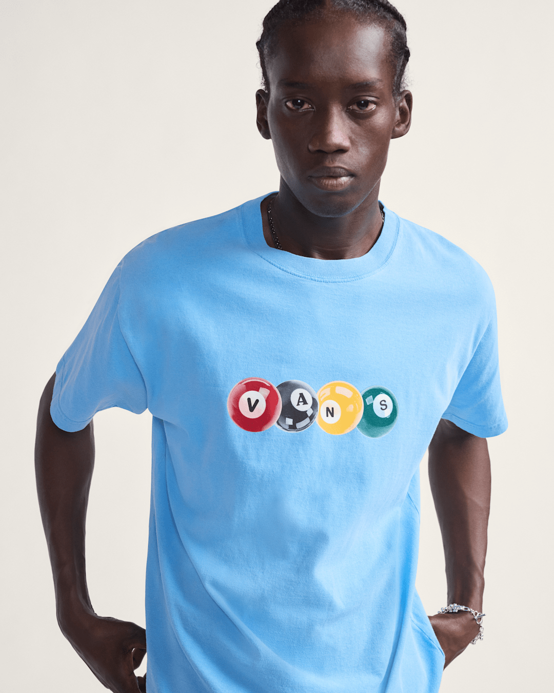 Vans Backspin T-Shirt in Tranquil Blue