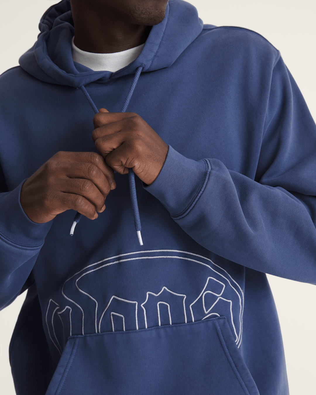 Vans Olde Tymes Pullover Hoodie in Deep Twilight Blue