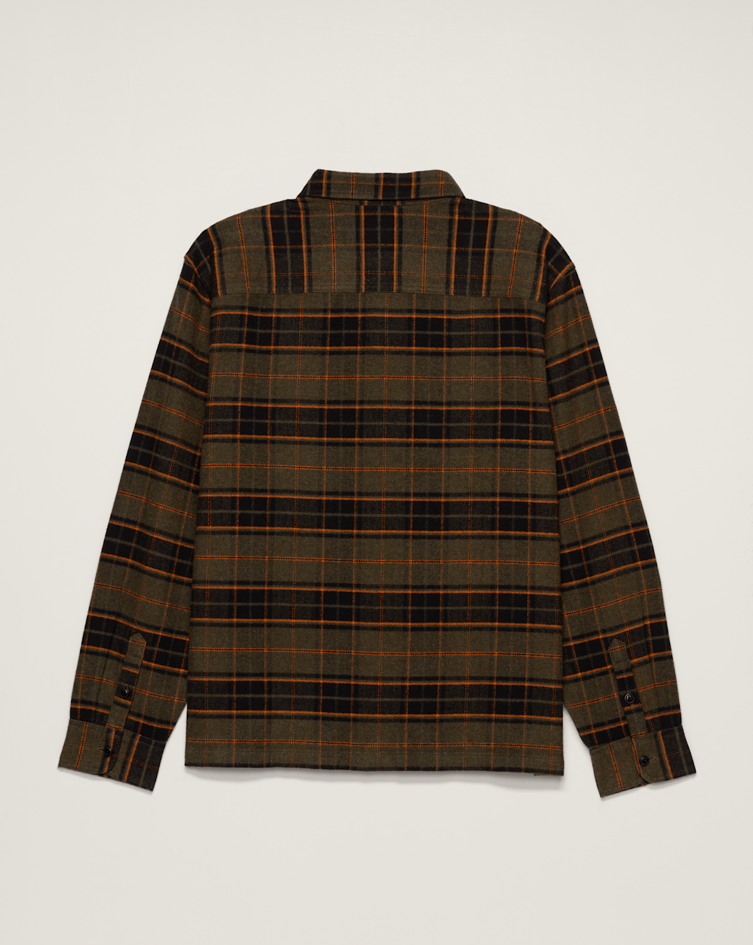 Vans Premium Flannel Shirt in Grape Leaf Green