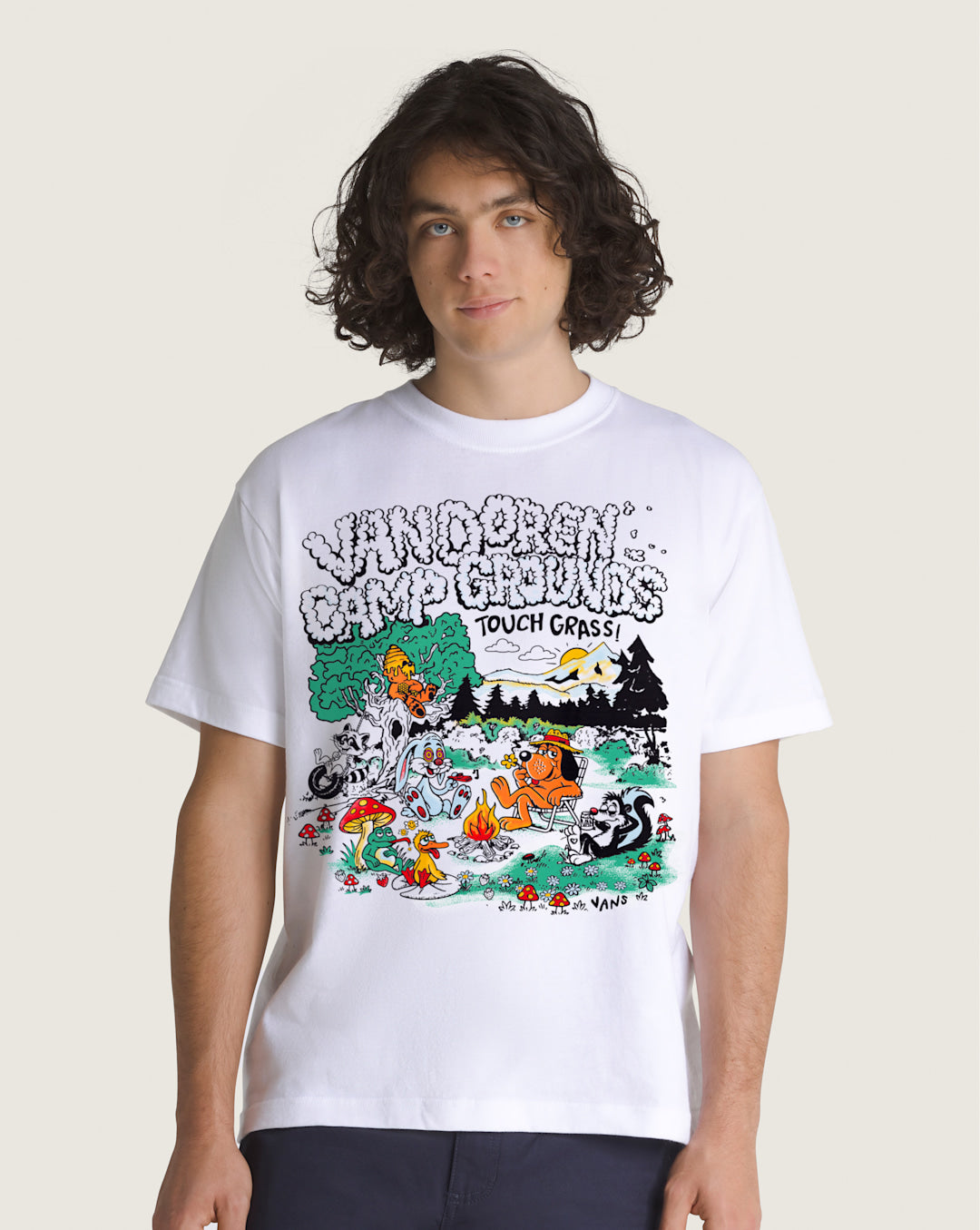 Vans Camp Van Doren T-Shirt in White