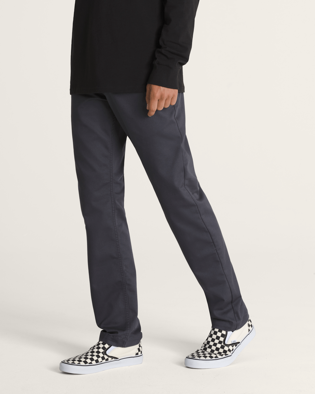 Vans Authentic Chino Slim Pants in Asphalt Grey