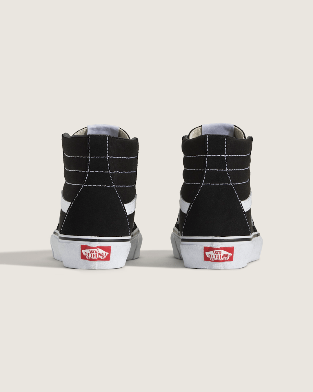 Vans Big Kids Sk8-Hi Shoe in Black / White
