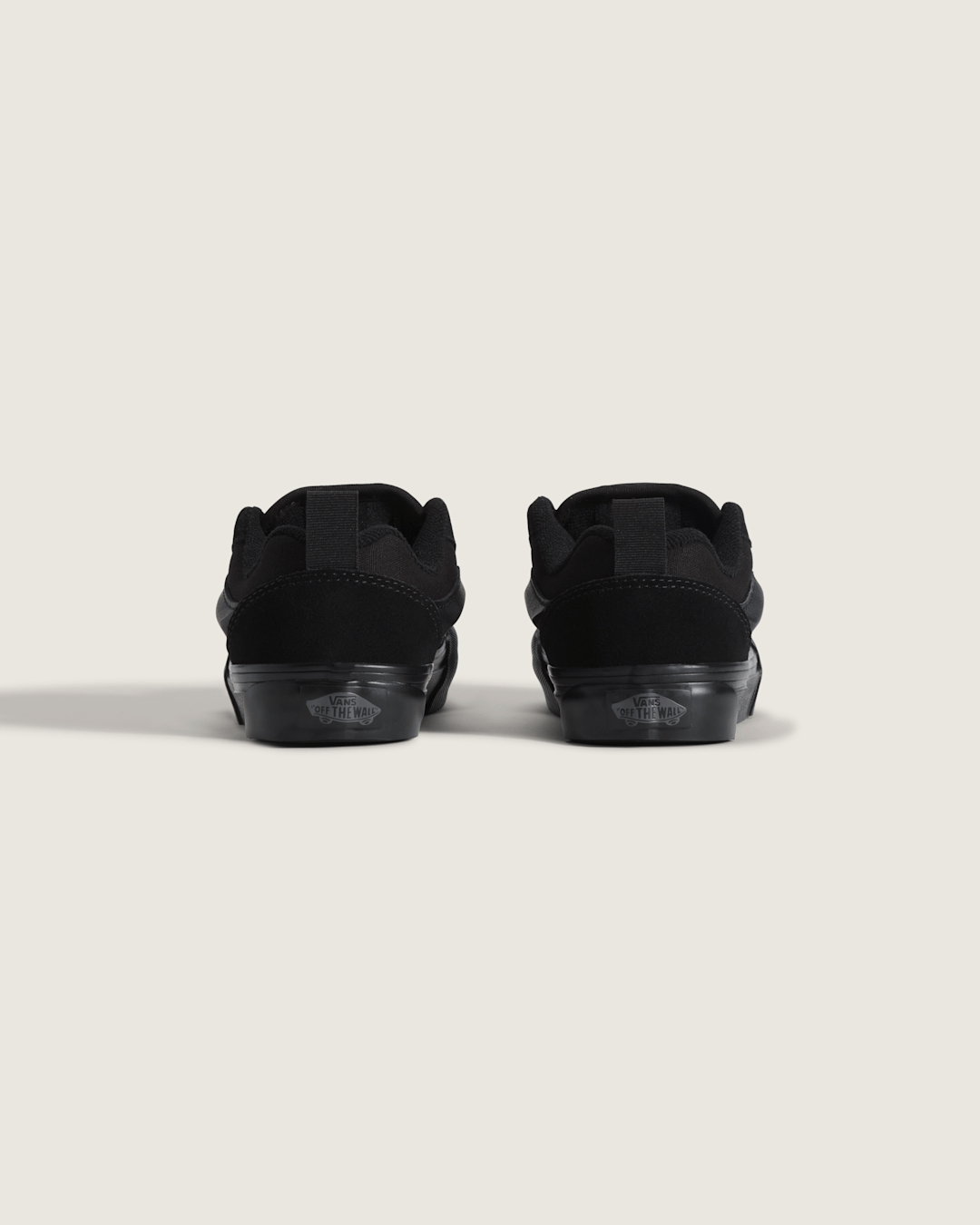 Vans Little Kids Knu Skool Shoe in Triple Black